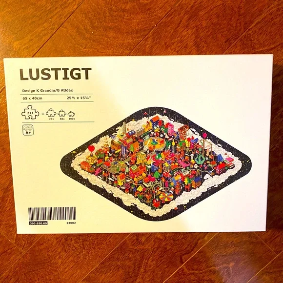 3 FOR $20 IKEA 211 piece puzzle (lustigt) - Picture 1 of 4